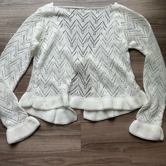 Motel Rocks White Knit Cardigan - Picture 4 of 5